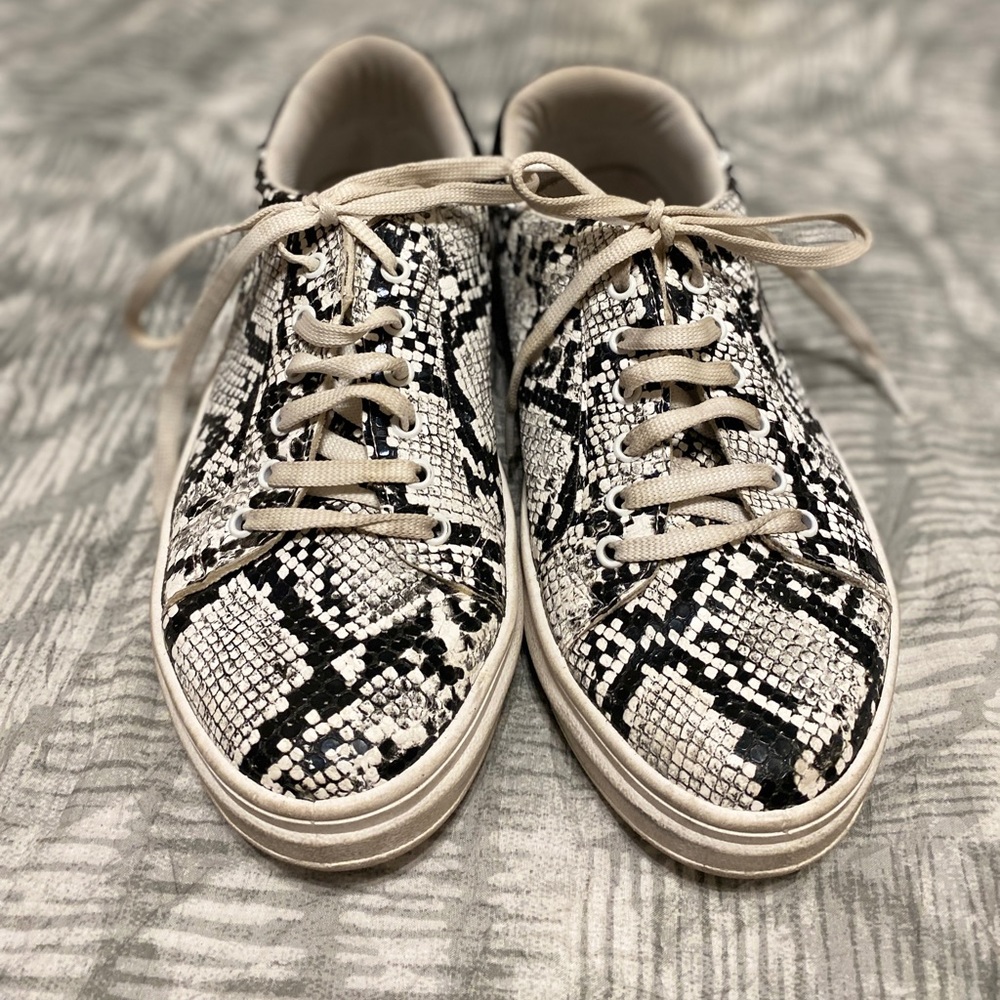 Top shop snakeskin sneakers
